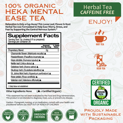 Heka Mental Ease Organic Herbal Tea