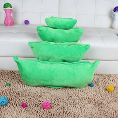 Plush Toy Pea Pod Pillow Cushion