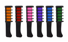 Mini Disposable Hair Color Chalk with Brush