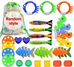 Summer Pool Diving Toys For Kids - Underwater Gem Set