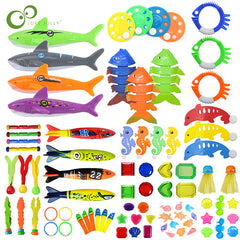 Summer Pool Diving Toys For Kids - Underwater Gem Set
