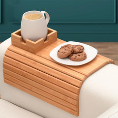 Bamboo Sofa Arm Rest Tray