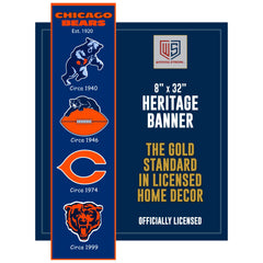 NFL Chicago Bears Heritage Banner