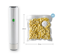 Vacuum Food Storage Bag Set with Electric Pump