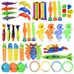 Summer Pool Diving Toys For Kids - Underwater Gem Set