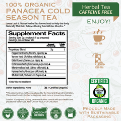 Panacea Cold Season Organic Herbal Tea