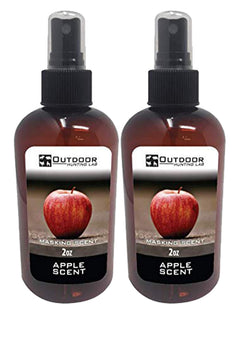 Outdoor Hunting Lab Apple Cover Scent for Deer Hunting – Portable Deer Attractant - Deer Scents and Attractants Spray – Scent Blocker for Stands Hunting Gear & More - Deer Hunting Accessories (2Pack)