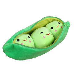 Plush Toy Pea Pod Pillow Cushion