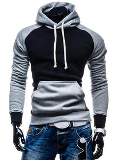 Casual Stylish Color Block Hoodie (2018 Trending)