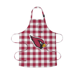 FOCO Arizona Cardinals NFL Plaid Apron