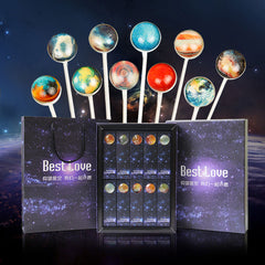 Creative Christmas Candy Star Lollipops Gift for Friends